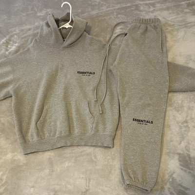Essentials Sweatsuit 'Dark Oatmeal' Size Medium