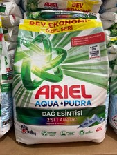 6KG  TURKISH ARIEL WASHING POWDER LAUNDRY DETERGENT FAST DISSOLVING