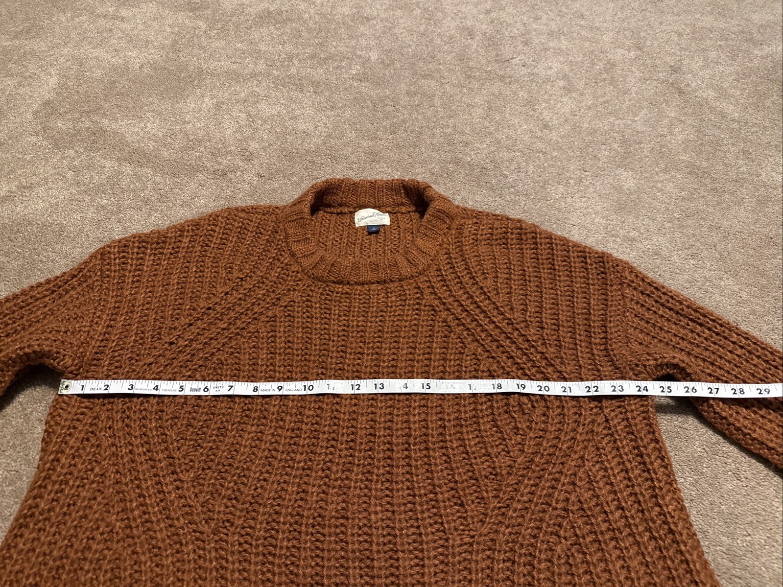 Universal Thread Rust Brown Knit Long Sleeve Swea… - image 5