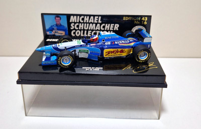 Michael Schumacher Collection Benetton B195 1:64 Pauls Model Art GP Brasil 1995