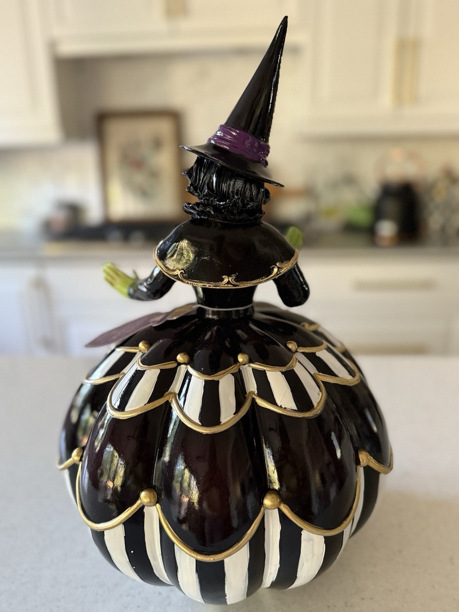 Unbranded MACKENZIE CHILDS STYLE DUPE HALLOWEEN WITCH ON A