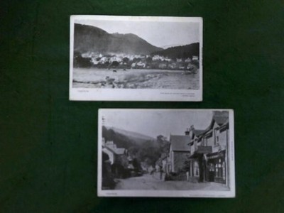 TREFRIW Wales X2 Stadtszenen Arthur Parry Burrow 1914 1915