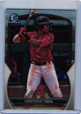 Cristofer Torin 2023 Bowman Draft #BDC-148 Chrome Refractor Arizona Diamondbacks