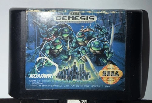 Teenage Mutant Ninja Turtles: The Hyperstone Heist SEGA Genesis 1992 Game Only
