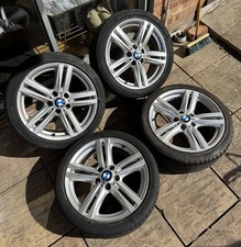 Genuine BMW 18 Inch Style 386M Staggered Alloy Wheels Series 1 F20 F21 F22
