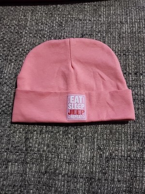 Eat Sleep Jeep Repeat Kids Beanie..Not Sure On Size 