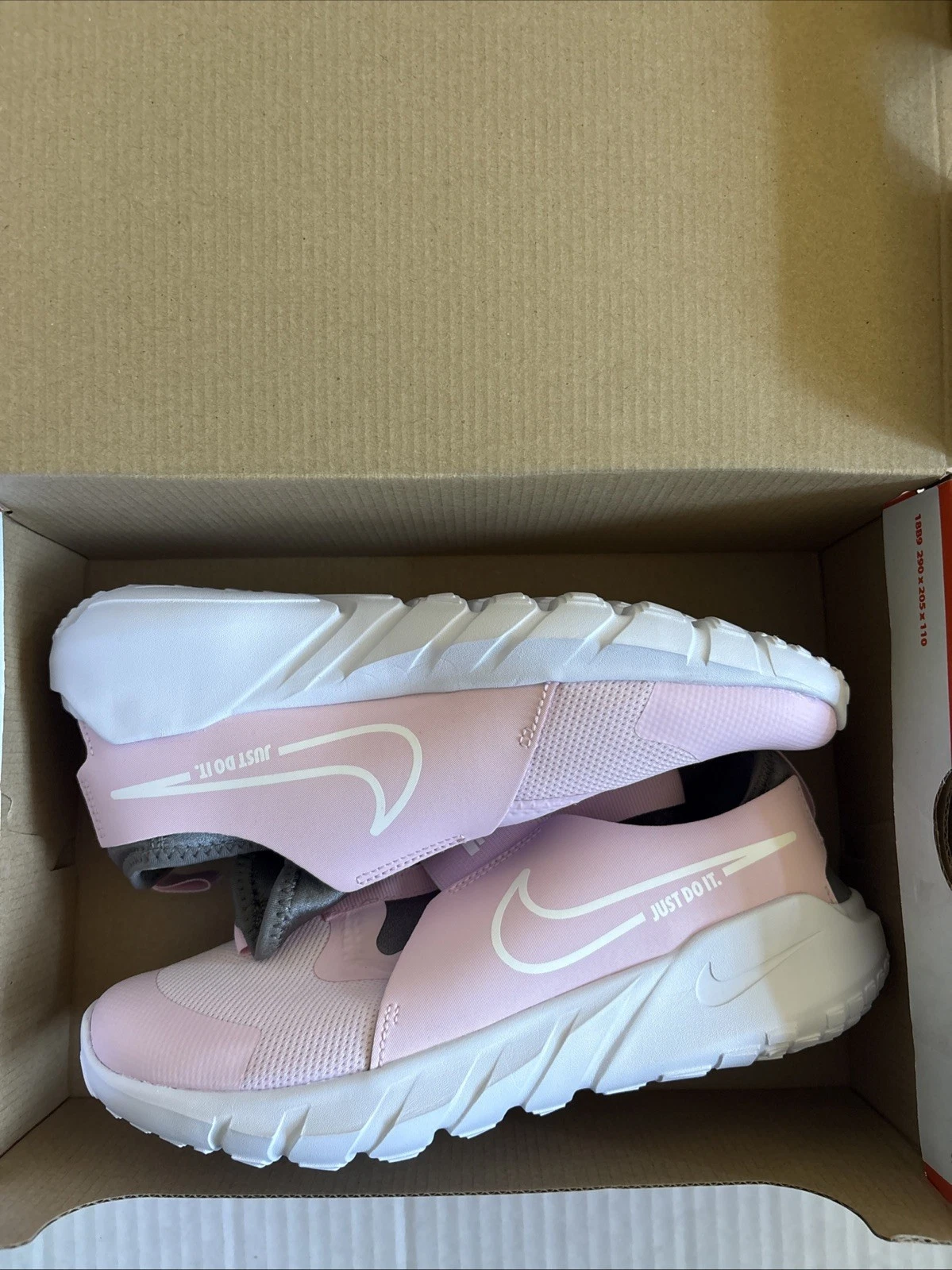 Nike Flex Runner 2 Rosa Schiuma Bianco Peltro Piatto Donna Taglia 7Y