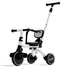 5 in 1 Tricycle for Toddlers 1-3 Years Old, Baby Tricycle Safety Harness