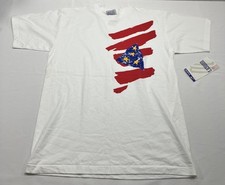 NWT Vintage Reebok Women's Shirt One Size Single Stitch Made in USA RARE Print