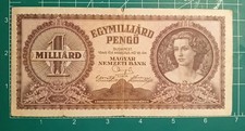 Hungary  1 BILLION  Pengo 1945 P-125