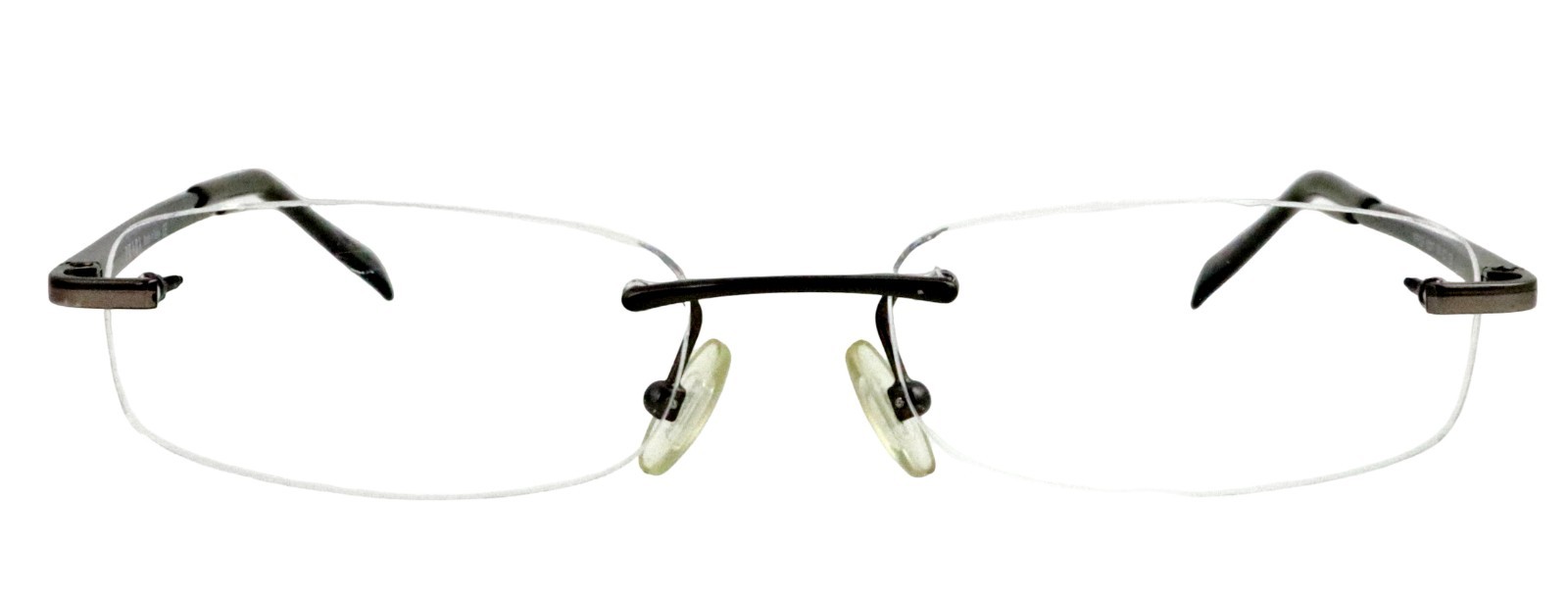 PRADA VPR52F 7AY-1O1 50mm Gray Rimless Eyeglasses Frames Italy Unisex thumbnail 2