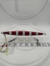 Cuchillo de atún rojo 300 g Bomb Jig inc 5/0 BKK 5X ganchos de asistencia 4 pies 200 lb líder