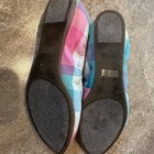 Isaac Mizrahi Live! Plaid Ballet Flats with Bow Multi - Size 8 or 38 - USED. — photo 3