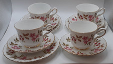 Royal Stafford Fragrance Bone China Teacups Saucers Teaplates 11Pcs Charity Sale