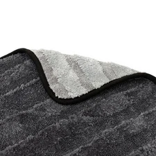 The Rag Company 12030-GAUNTLET-DRY-GRY 20" x 30" Hybrid Twist DRYING Towel Gray
