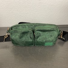 Kedzie Gemini Crossbody Bag - Green Botanical Floral Print