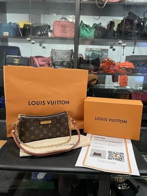 Louis Vuitton Monogram Liv Pochette Crossbody Box Duster & Bag Retail $1950