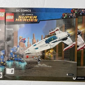 Lego Darkseid Invasion Super Heroes 76028 Incomplete Partial Ship Manuals