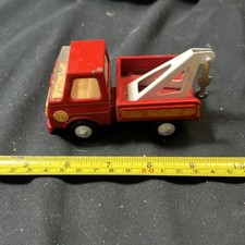 Vintage CRAGSTAN Pressed Steel, TOW TRUCK / WRECKER RED