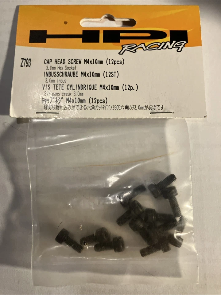 HPI Savage XL Flux Z793 4x10mm Cap Head Screw, 100912 Pinion  & 93535 Turnbuckle - Image 2 of 4