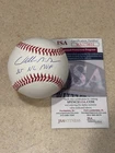 Willie McGee signed OML baseball w/ 85 NL MVP ** JSA **
