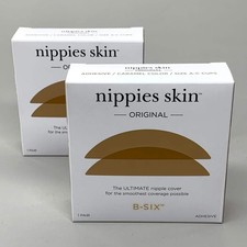 NIPPIES SKIN 2 PACK Original Nipple Cover Smooth Coverage Caramel 1 Pair 1021
