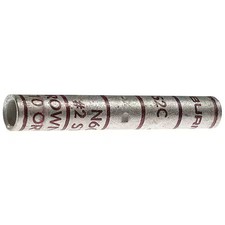Burndy Ys2c Long-Barrel Splice, 2 Awg Wire Gauge