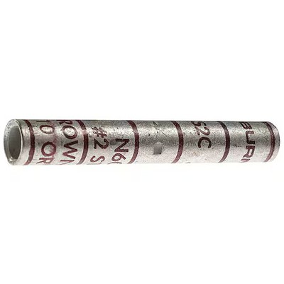 Burndy Ys2c Long-Barrel Splice, 2 Awg Wire Gauge