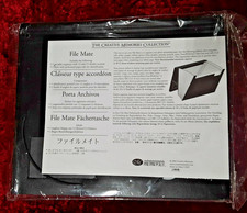 Creative Memories File Mate 13x11 Black Accordion File Scrapbook Storage, NIP