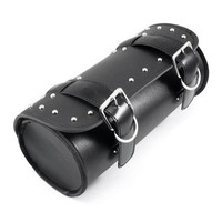 Universal Motorrad Pu Leder Werkzeugtasche Vorderradgabel Lenker Satteltasc6049