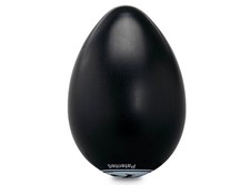 Latin Percussion Big Egg Shaker Black Non Toxic Steel Shot Wipe Clean Plastic