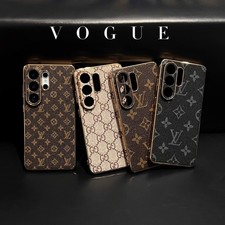 Samsung S26 S25 S24 S23 Ultra, Plus-Shockproof Premium Leather, Brand design