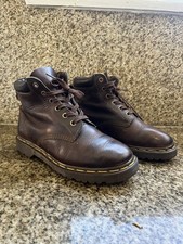 Dr. Martens Eye Brown Leather Lace Up Boots Made In England size 5
