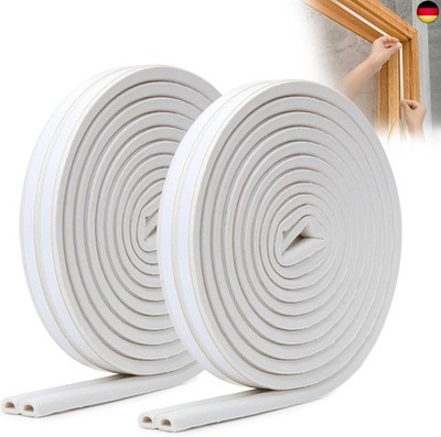 YOUSHARES 12M Dichtungsband für Türen Fenster, 10mm(B) x 6mm(D) Selbstklebend T