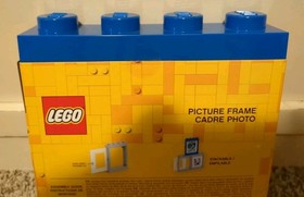 LEGO 5x7 Blue Lego Block Picture Frame which Is Stackable! #4113 New & Sealed!
