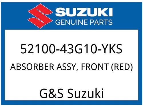 ABSORBER ASSY, FRONT (RED) | FOR YU1