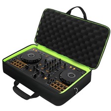 Padded DJ Controller Bag for Pioneer DDJ-FLX4 DDJ-400 REV1 Green Trim