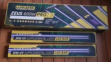 Lumatek Zeus Pro 2.9 Lampa roślinna LED - 600W - PEŁNE SPEKTRUM + 2 30W lampy UV
