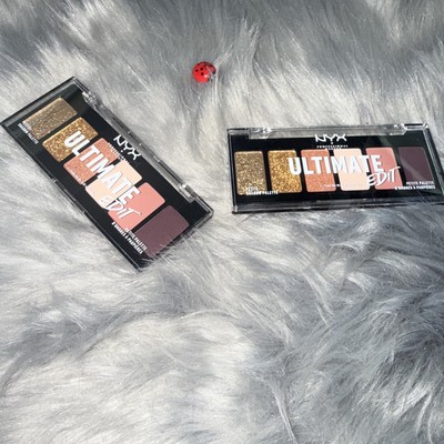 (2 Pack) NYX Ultimate Edit Petite Shadow Palette #USPP06 & #USPP08 - 0.02 Oz Ea.