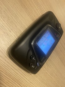 Working!!! Sega GAME GEAR recapped W/ New Black Shell VA0 Dual ASIC