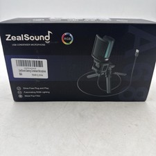 Zealsound USB Condenser Microphone BKD-11 Pro/A68 RGB Gaming Mike NEW OPEN BOX