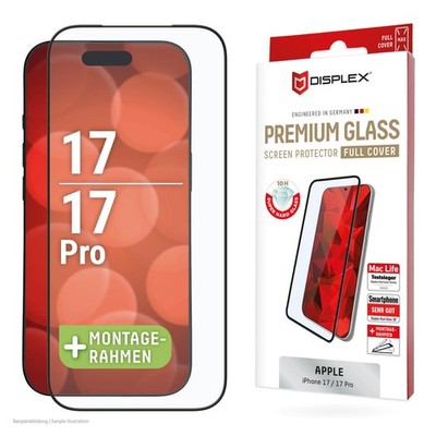 DISPLEX Premium Glas (Full Cover) für Apple iPhone 17/17 Pro
