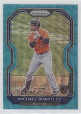 2021 Panini Prizm Tier III Teal Wave Prizm Michael Brantley #243 0c6