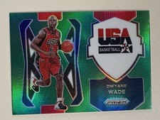 2021-22 Panini Prizm - USA Basketball Dwyane Wade #4 Green Prizm