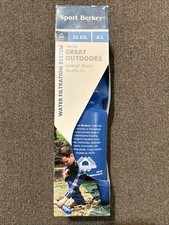 NEW Genuine Sport Berkey Portable Travel Water Bottle +Filter BPA Free USA MADE