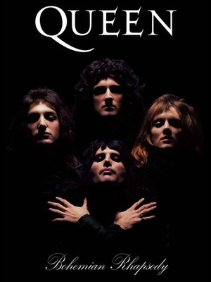 Queen Bohemian Rhapsody Album Cover Poster 18x24