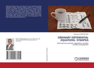 Oleksandr Vyshnevetskiy | ORDINARY DIFFERENTIAL EQUATIONS. SYNOPSIS | Buch