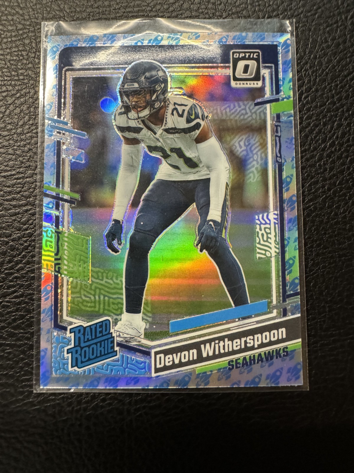 2023 Panini Donruss Optic - Rated Rookie Devon Witherspoon #292 Rocket Prizm...
