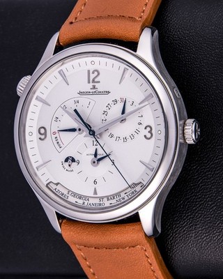 Jaeger-LeCoultre Master Control Geographic Silver - Q4128420 2021 B&P Warranty