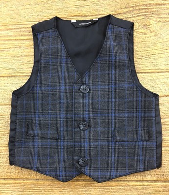 black dressy vest top